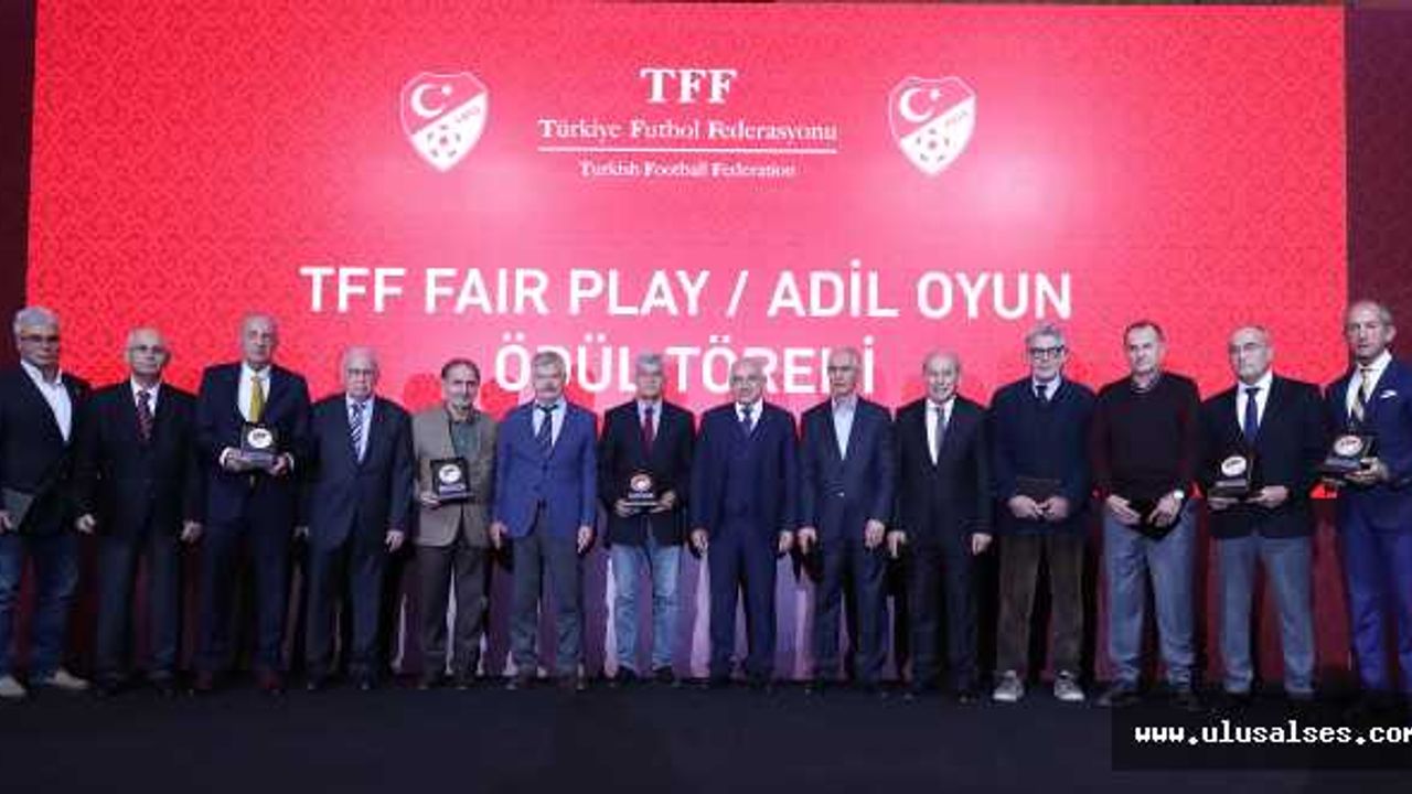 TFF Fair Play / Adil Oyun Ödülleri Ekim Ayı Kazananları Ödüllerini Aldı 