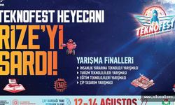 TEKNOFEST Rüzgârı Rize’de...