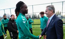 Rüstemler Tesisleri'nde Sakaryaspor'a moral desteği