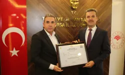 Bursa'da 7 tarımsal örgüte 'Birinci Derece' belge