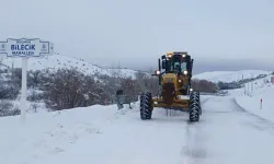 Konya Büyükşehir AKOM koordinesinde kar mesaisinde