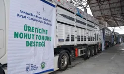Başkentli üreticiye 1.5 milyonluk nohut tohumu desteği