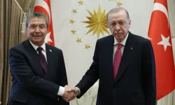 Cumhurbaşkanı Erdoğan, KKTC Başbakanı Üstel'i kabul etti