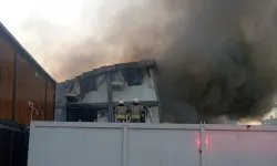 Manisa'da işçi konteynerinde çıkan yangın kontrol altına alındı