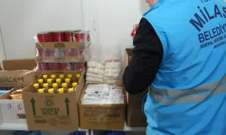 Milas'tan ihtiyaç sahiplerine gıda kolisi desteği