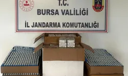 Bursa'da kaçak sigara operasyonu