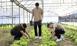 Bursa'da liselilerden 'Tarladan Tabağa' iftar sofrası