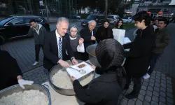 İnegöl Belediyesi'nden fakülte bahçesinde iftar bereketi