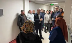 Şaban Çopuroğlu'ndan çat kapı hastane ziyareti