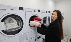Sakarya'da üniversite öğrencisinin 'çamaşır yıkama' derdi bitti