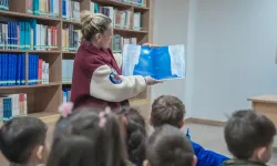 Ankara Keçiören'de minik öğrenciler kütüphane atmosferini yaşadı