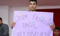 Antalya'da otizm farkındalığı için anlamlı etkinlik