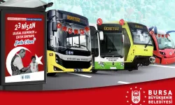 Bursa'da 23 Nisan'da toplu ulaşım ücretsiz
