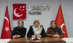Bursa'da Saadet Partili kadınlardan okul saldırılarına tepki