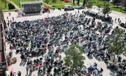 Bursaspor'un şampiyonluk coşkusu Büyükşehir'le yaşandı