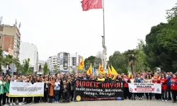 İzmir'de güvenli eğitim eylemi