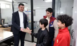 Kayseri Talaslı çocuklardan örnek davranış