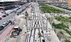 Konya'da Stadyum-Şehir Hastanesi Tramvay Hattı hızla ilerliyor