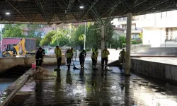 Ankara Keçiören'de kurban kesim alanları temizlendi