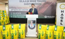 Bursa Yenişehir'de 750 çiftçiye mısır tohumu desteği