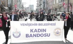 Bursa'da Yenişehir Belediyesi Kadın Bando Takımı kuruldu