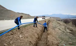 Malatya Yazıhan'da içme suyu hattı yenileniyor