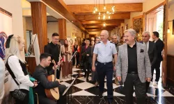 Sanat Melikgazi'de karma resim sergisi açıldı