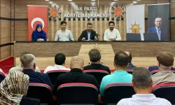AK Parti Ağrı'da kentin güncel yatırımları görüşüldü