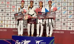 Hatice Kübra İlgün Kazakistan'dan iki madalya ile döndü