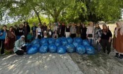 Kütahya'da doğa yürüyüşü ve temizlik etkinliği