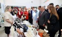 Ordu Fatsa'da ORMEK kursiyerlerinden yıl sonu sergisi