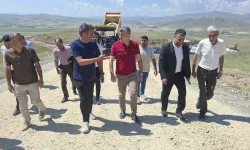 Diyadin Kaymakamı Korkusuz'dan köy yollarına yakın mercek