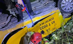 Düzce'de otomobil 50 metrelik uçuruma yuvarlandı!