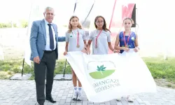 Bursa Osmangazi'de nefes kesen duatlon yarışları