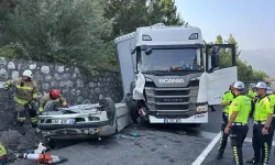 Düzce'de otomobil ile tır çarpıştı: 1 ölü