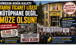 Giresun'da Tarihi Ticaret Lisesi Krizi Büyüyor! Mezunlar ve STK'lar: Kütüphane değil Müze yapılsın!