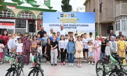 Konya'da çocuklar bisikletlerine 'güle oynaya' kavuşuyor