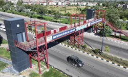 Manisa'da üst geçide asansör kolaylığı