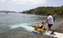 Muğla'da engelsiz deniz keyfi