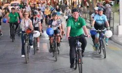 Başkan Dutlulu Manisalılarla birlikte pedalladı