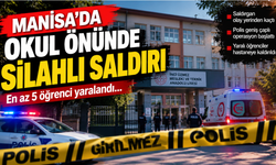 Manisa'da okul önünde silahlı saldırı: En az 5 öğrenci yaralandı