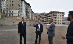 Gemlik'te eğitim yatırımlarına yerinde inceleme