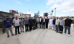 Kocaeli'de Başan Büyükakın balıkçılarla geleneği bozmadı