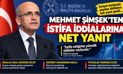 Mehmet Şimşek'ten istifa iddialarına net yanıt: Asılsızdır