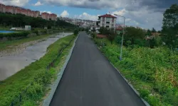 Ordu'da Eskipazar Yolu sıcak asfaltla yenilendi