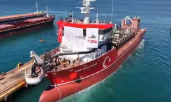 Yerli dizaynla ilk emici özellikli tarama gemisi mavi sularda