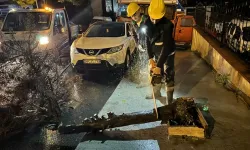 Beylikdüzü'nde sağanak mesaisi gece boyunca sürdü