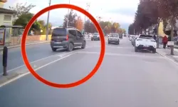 Düzce'de trafik güvenliğini tehlikeye attı