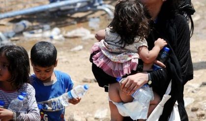 Suriye sınırındaki dramdan yürek burkan kareler
