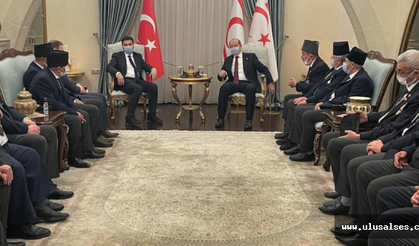 Cumhurbaşkanı Tatar, Kıbrıs Gazilerini kabul etti